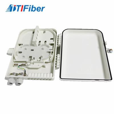 China 16 Ports FTTH Optical Fiber Distribution Box LC/SC Connectors Light Weight Wall Mounted for sale