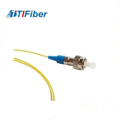 China Empalme de FC en cuenta multi de la fibra de las fibras del color 1~144 amarillos unimodales de la coleta de la fibra óptica en venta