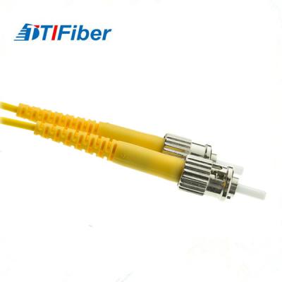 China Duplex 2M Fiber Optic Patch Cables De Conexion FO ST / PC-ST / PC SM 9/125 for sale