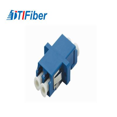 China Plastic Fiber Optic Adapter Singlemode LC/UPC To LC/UPC Duplex Low Insertion Loss for sale