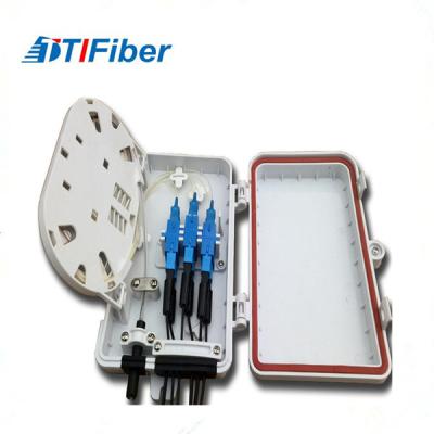 China FTTH Optical Fiber Distribution Box , Fiber Optic Splitter Terminal Box 6 8 12 24 48 Port for sale