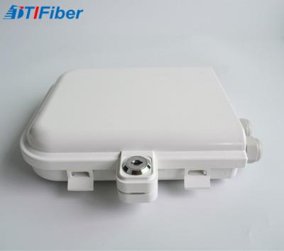 China Montado en la pared impermeable terminal de los corazones IP68 de la caja 8 de la fibra óptica material del ABS en venta