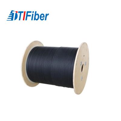 China Single Mode Fiber Optic Cable 4 Core Self Supporting FTTH Bow Type LSZH Jacket for sale