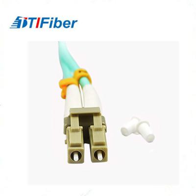 China 1~144 Multi Fibers Lc To Lc Multimode OM3  Fiber Optic Patch Cord for sale