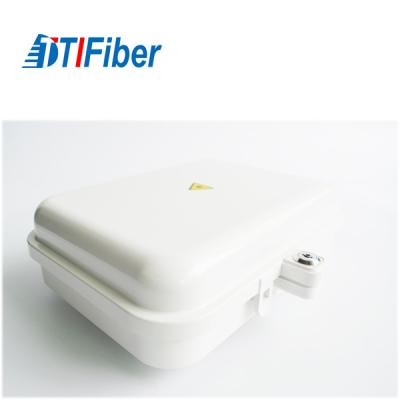 China IP66 FTTH 16 Port Optical Fiber Distribution Box 8-24 Cores With SC/APC Adapter for sale