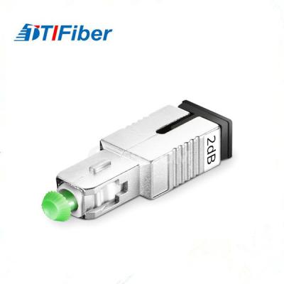China Female To Male Type Fixed Optical Attenuator SC / LC Multimode High Precision for sale