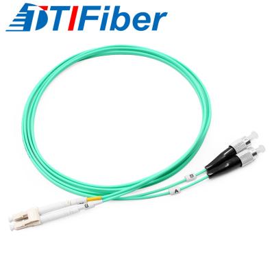 China LC/UPC-FC/UPC Fiber Optic Patch Cord Pigtail Low Insertion Loss RoHS Compliant for sale