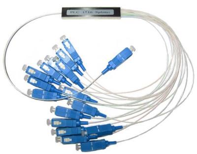 China Divisor de fibra óptica del acuerdo del PLC 1×16 para la red óptica pasiva en venta