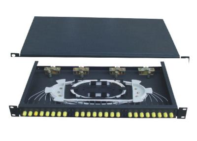 中国 19 インチ FTTB ST は 12port 単信の繊維光学の端子箱を修理しました 販売のため