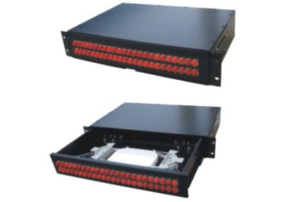 China 3U , 4U Slidable Fiber Optic Patch Panel for Local Area Networks for sale