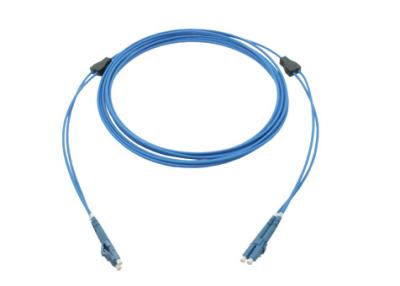 China Indoor / Outdoor FTTH Duplex Armored Fiber Patch Cord for National defense for sale
