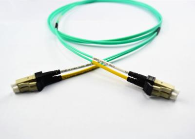 China Mini cordón de remiendo de la fibra óptica del LC con la chaqueta de OM3 LSZH, OS1/OS2/OM1/OM2 en venta