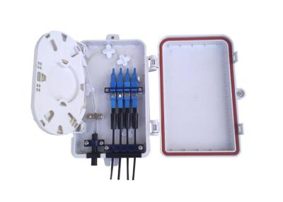 China Fiber Optic Splitter Distribution Box FTTH With 4 port SC FC ST LC Connectors for sale