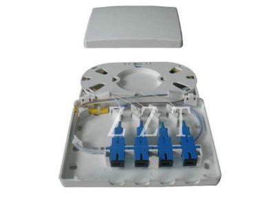 China ABS Housing 4 Port Fiber Optic Distribution Box for Data communications networks for sale