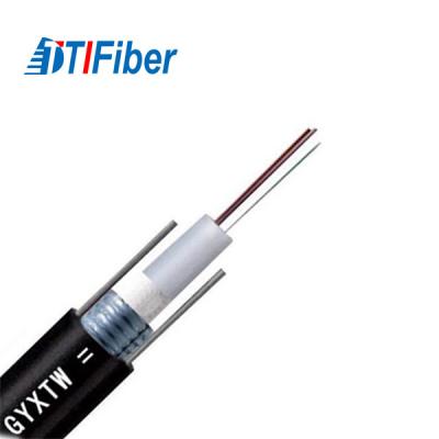 China 2 4 6 8 12 16 24 Core Armored GYXTW Single Mode Fiber Cable for sale