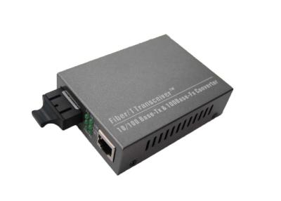 China 100M Singlemode / Multimode Fiber Optic Media Converter for Ethernet for sale