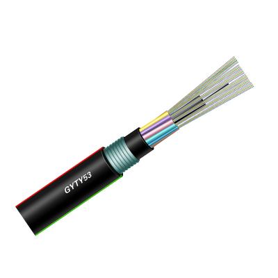 China GYTY53 Direct Burial Outdoor Aerial Fiber Optic Cable for sale