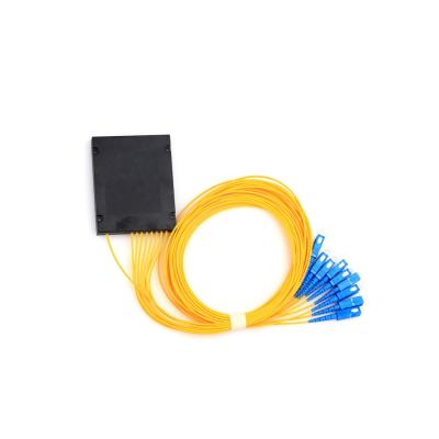 China FTTH Passive Fiber Optical Cable Splitter 1x2 Spliter PLC 1x4 1x8 1x16 1x32 1x64 PLC Fiber Optic Splitter for sale
