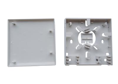 China CATV networks 4 fibers FTTH PC Housing Socket Panel with LC Adapters for sale