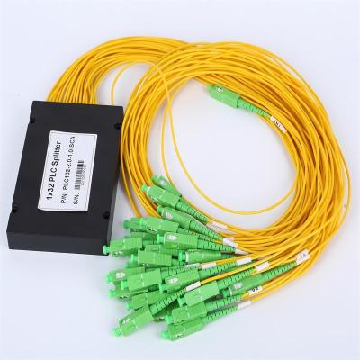Китай Splitter 1x8 1x32 1x16 1x64 PLC оптического волокна SC UPC SC APC Splitter PLC ABS оптически продается