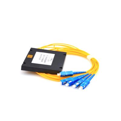 China FTTH Equipment PLC Fiber Optic Splitter 1x2 1x4 1x8 1x16 for sale