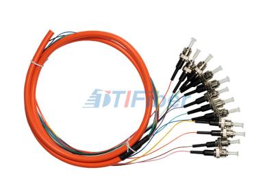 China Fiber Optic Pigtail Multimode ST UPC for Fiber Patch Panel and Fiber Adapter for sale