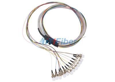 China FTTH Fiber Optic Pigtail  Ribbon 12 Core Multimode Fiber Optic Cable Waterproof for sale