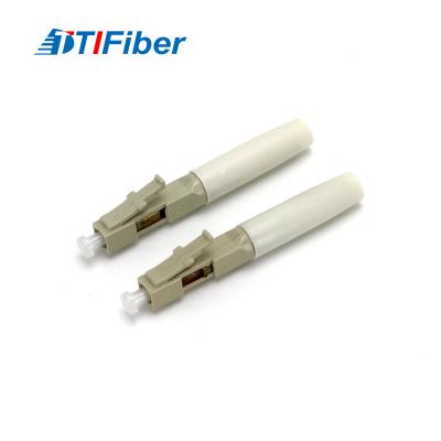 China Multimode LC UPC Fiber Quick Connector Plastic Fast Connector For FTTH Solution for sale