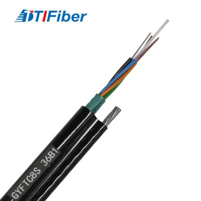 China GYFTC8S FRP SM G652D Aerial Figure 8 Fiber Optic Underground Cable 2 - 144 Core for sale