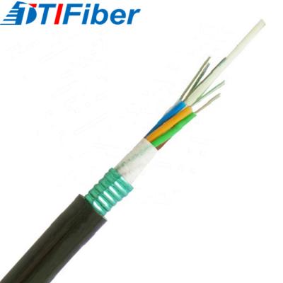 China GYFTS 24 Core Singlemode G652D FRP Direct Buried Fiber Cable for sale