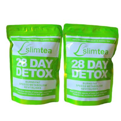 China Senna Leaf Weight Loss Tea Bag 28 Days Detox Flat Tummy Tea Decaffeinated for sale