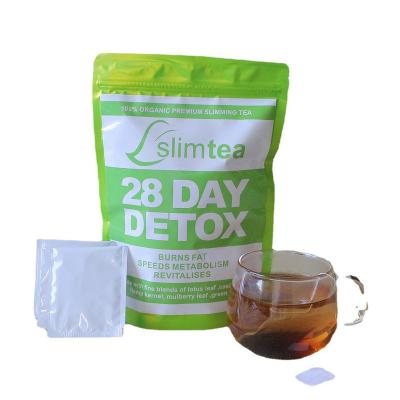 China OEM ODM Unisex Lose Weight 28 Days Detox Flat Tummy Tea 150g for sale