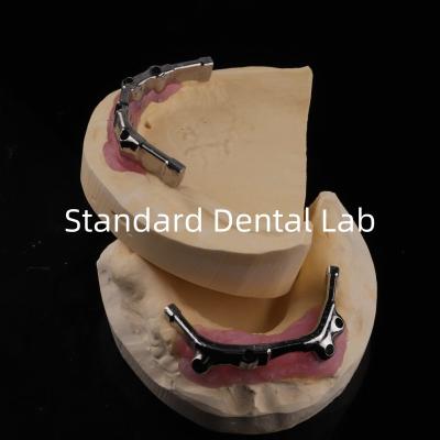 China Dentaduras con apoyo de implantes de titanio Dentaduras de precisión Ivoclar sobre implantes en venta
