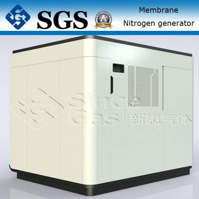 China Aprobación de la BV de los generadores de la membrana del nitrógeno del sistema de la generación del nitrógeno en venta