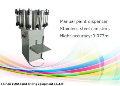 China Distribuidor manual da pintura da precisão alta, máquina universal do distribuidor da cor da substância corante à venda