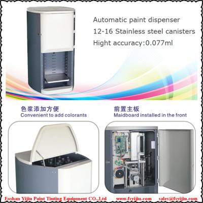 Chine La machine automatique intelligente de distributeur de colorant de peinture avec doser le système, peignent teinter l'équipement à vendre
