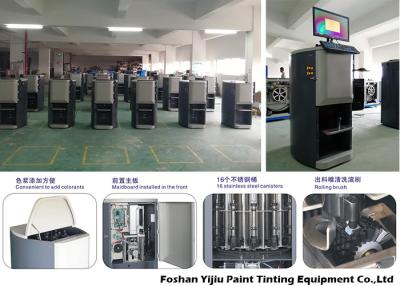 中国 装置、色の顔料の分配機械を染める自動ペンキの着色剤 販売のため