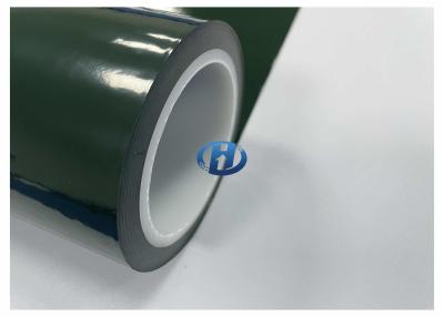 China 80 μm Dark Green HDPE Film UV Cured Silicone Coating Film Easy to peeloff Without Silicone Transfer No Residuals for sale
