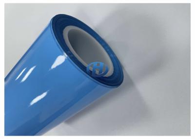 China película curada ULTRAVIOLETA azul del lanzamiento del LDPE de la película protectora del LDPE de 50 μm, ninguna transferencia del silicón, ningunas residuales, para las cintas en venta