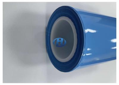 중국 실리콘 열전달 없는 120 μm 푸른 저밀도 PE 방출막 일 측면 실리콘 도포막, 어떤 잔여분 판매용