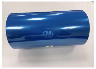 China filme azul do ANIMAL DE ESTIMAÇÃO de 20 μm para o produto químico altamente integrado, fatura de placa, depósito de vapor à venda