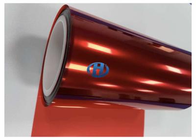 China 20 μm Red PET Anti Static & Silicone Coating Film For Converting Process in 3C industries for sale