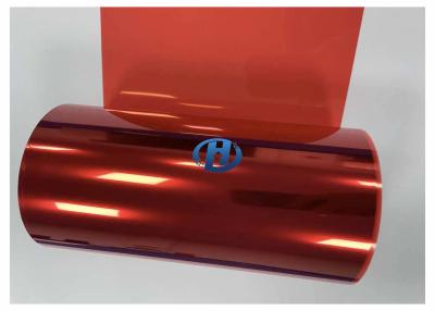 중국 36 μm 빨간 PET 접착 필름은 3C 산업에서 금속 유리 플라스틱을 위한 보호막으로 사용했습니다 판매용