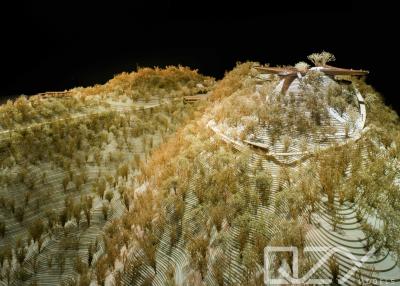 China Modelo de paisagem arquitetônica em escala artesanal Parque da Montanha Tanglang à venda