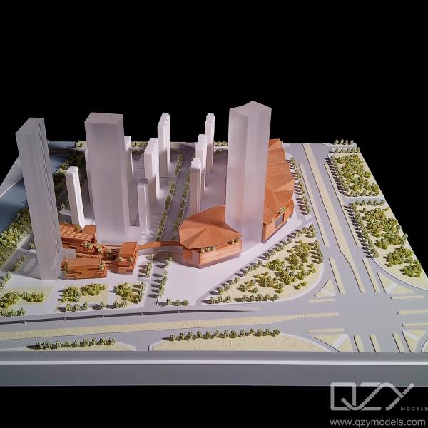 Quality 1:1000 Architectural Concept Model Commercial Complex City Scale Model for sale