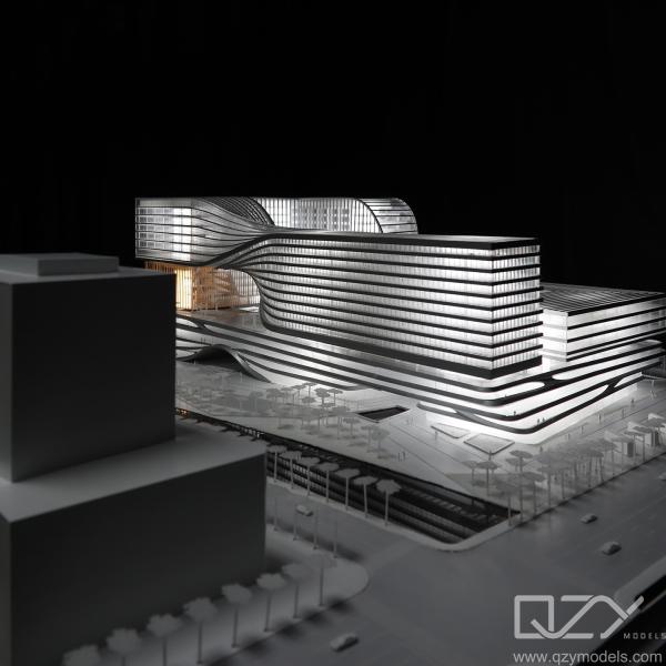 Quality 3D Nanjing Huatai Modern Architecture Model Design 1/200 for sale