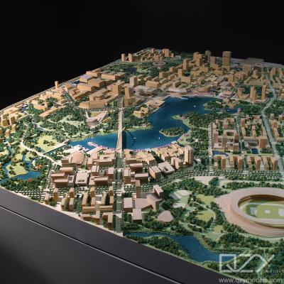 China Miniature City Master Plan Model Aecom 1:1000 Quzhou High Speed Railway Station for sale