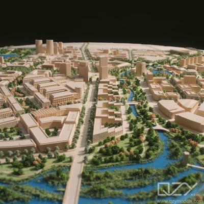 China Shenyang Landscape Miniature Architectural Models Aecom 1:2000 Sino German Industrial Park for sale