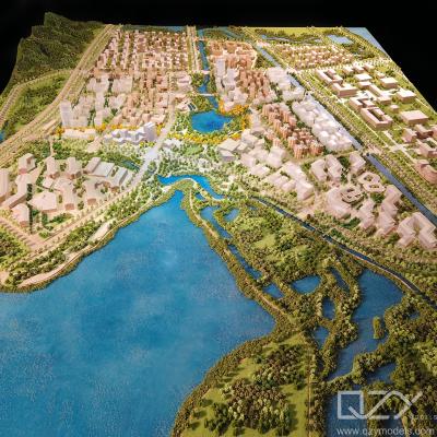 China Modelo de Design de Paisagem Arquitetônica Residencial Aecom 1:1500 Hangzhou Ali Town à venda