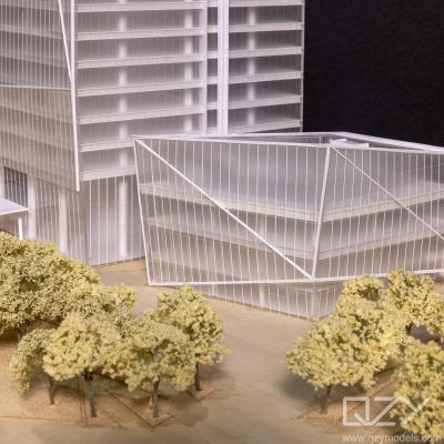 Chine Aedas 1:200 Modèle architectural Créateurs de base Yuehai Yungang ODM à vendre